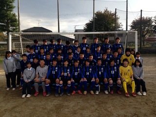 14年10月 福島県立白河高等学校 サッカー部 後援会