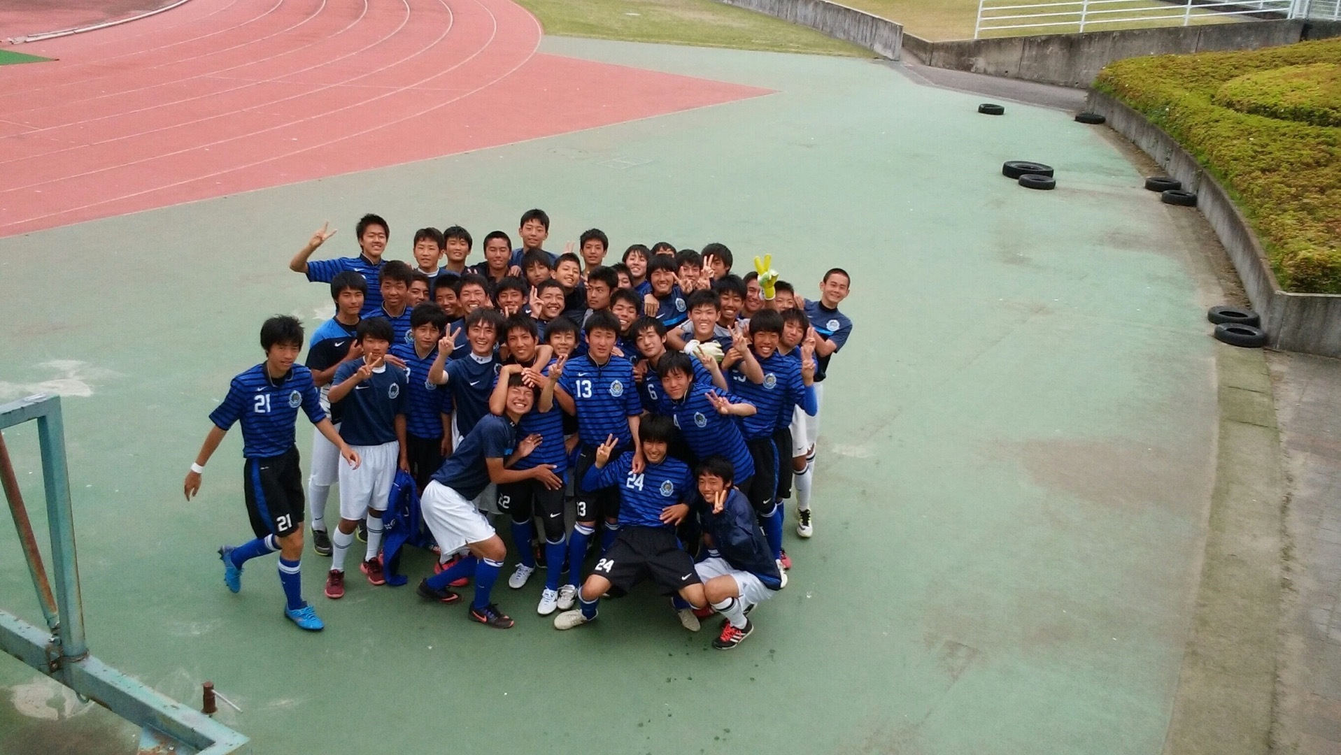 インターハイ地区大会 福島県立白河高等学校 サッカー部 後援会